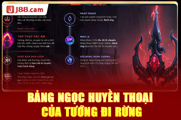 Bảng ngọc huyền thoại của tướng đi rừng