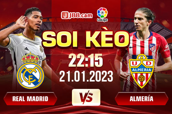 Soi kèo Real Madrid vs Almeria 22:15 ngày 21/02/2024